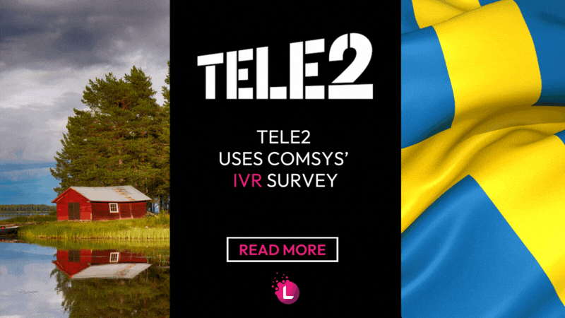 Tele2 uses Comsys’ IVR Survey