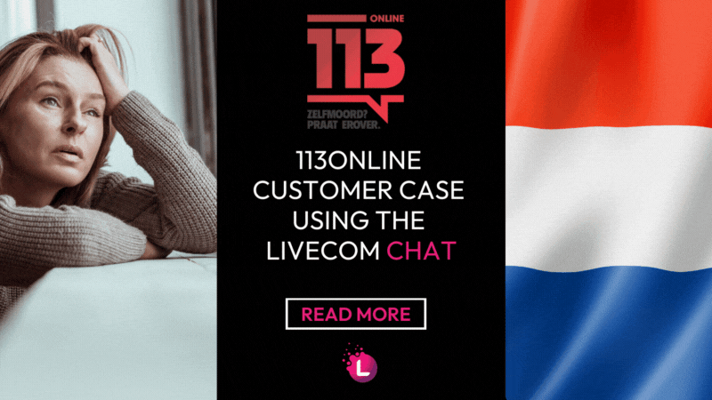 113Online customer case using the Livecom Chat