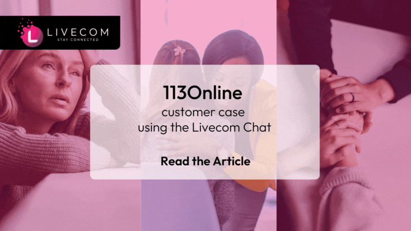 113Online customer case using the Livecom Chat