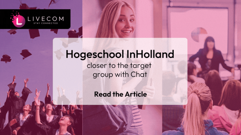 Hogeschool InHolland, closer to the target group with Chat
