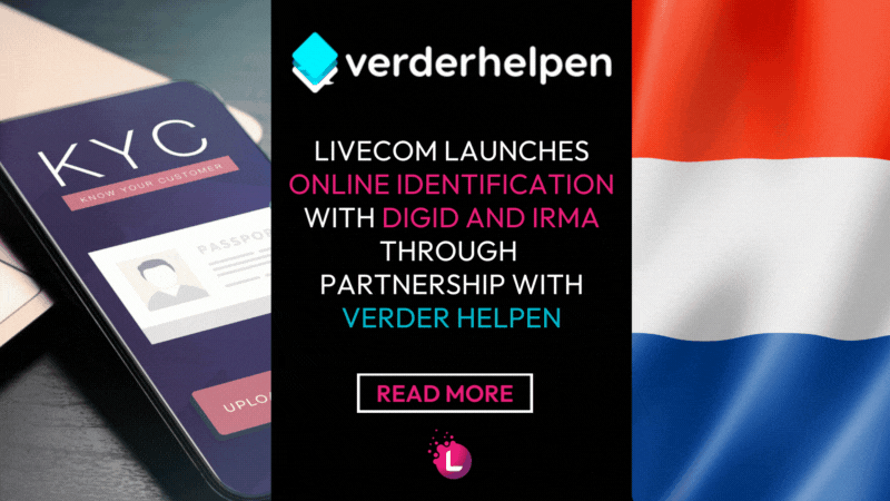 Livecom launches online Digid and Irma identification through partnership with Verder Helpen
